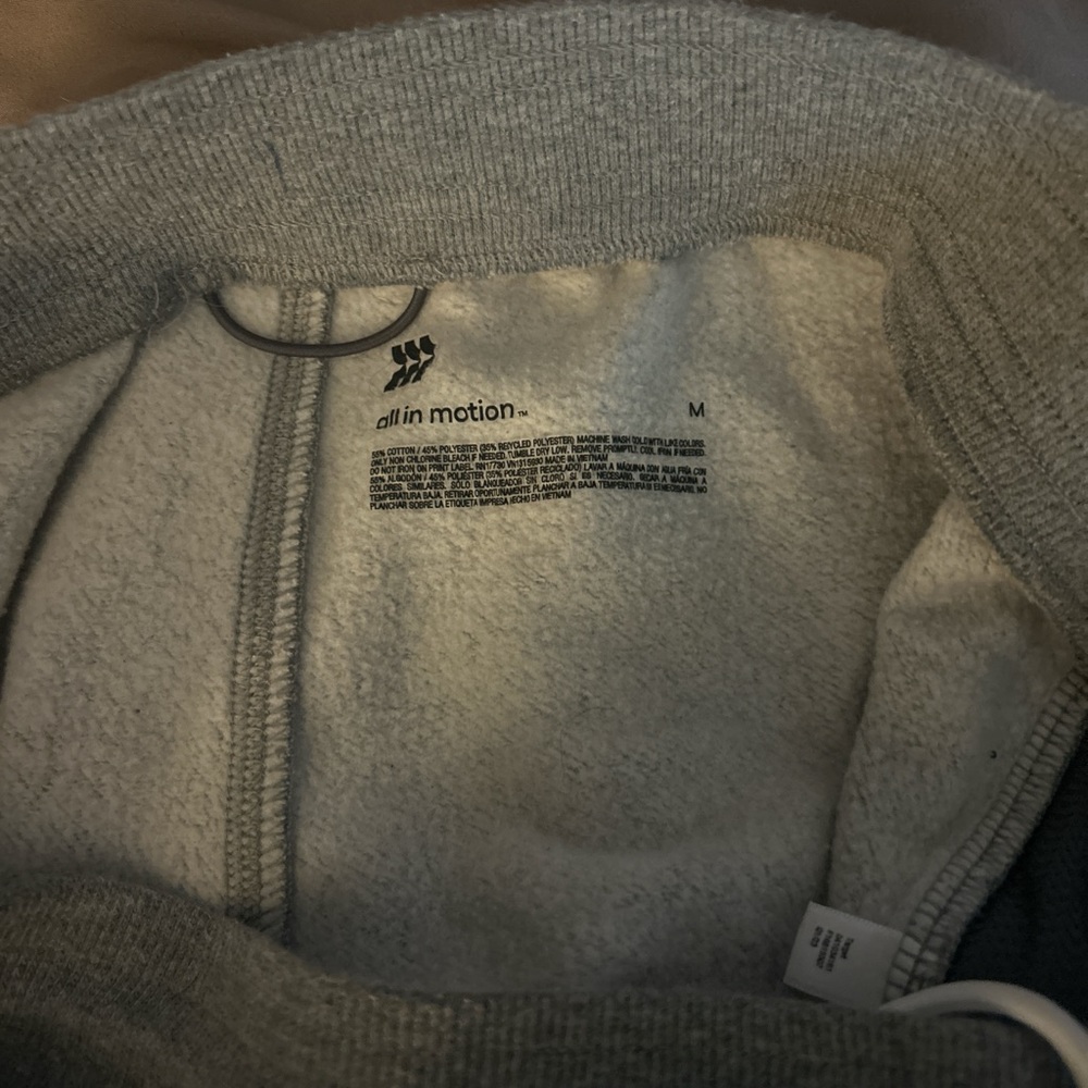 All in Motion Gray Zip Up Sweater